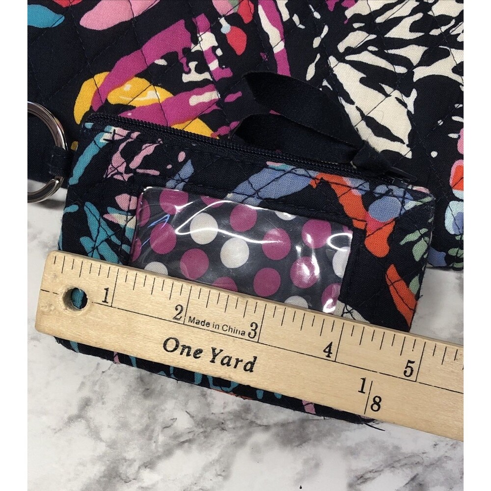 Vera Bradley Wallet & Zip ID Case Set Butterfly Print Quilted Multicolor - Picture 10 of 11